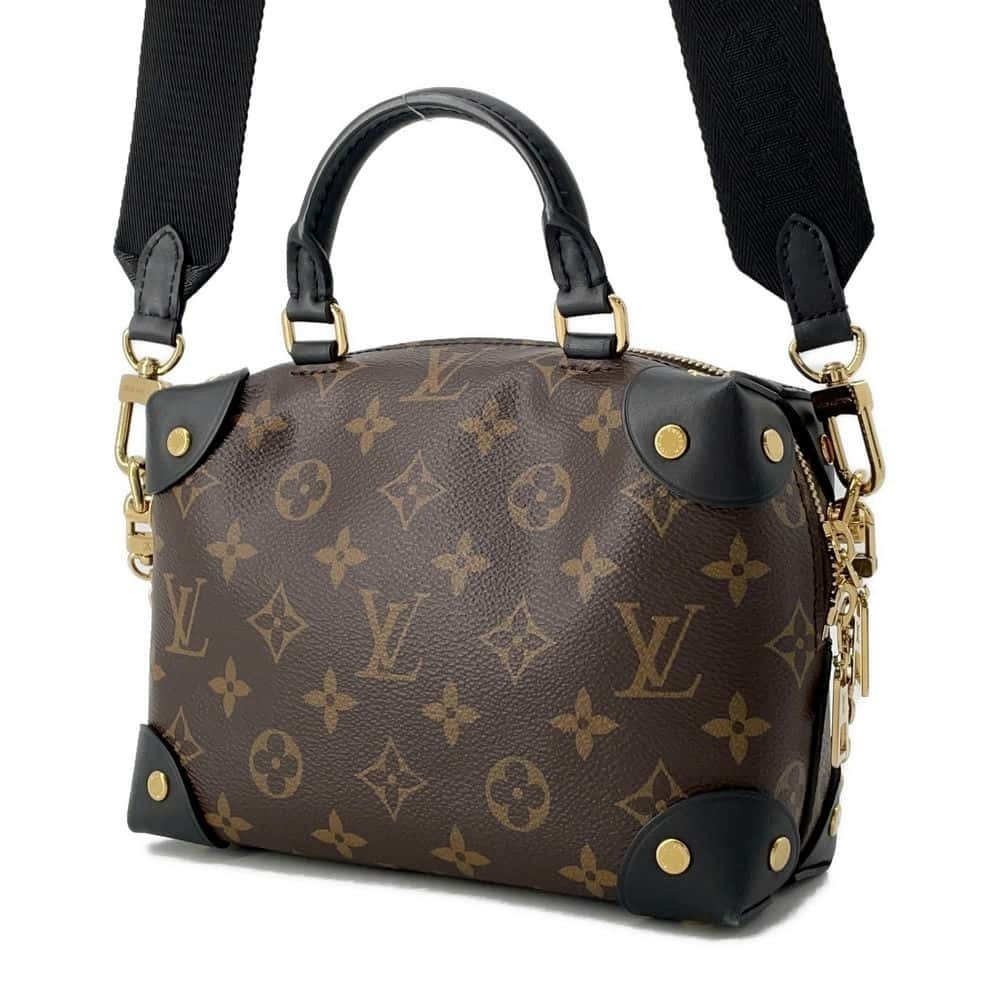 Louis Vuitton Souple Petite Malle Handbag 2way Monogram